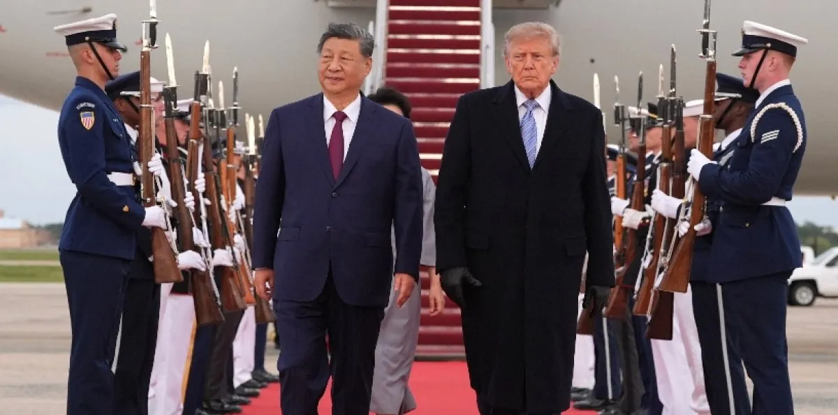 Trump recibe líder de China con alfombra roja en EE.UU.