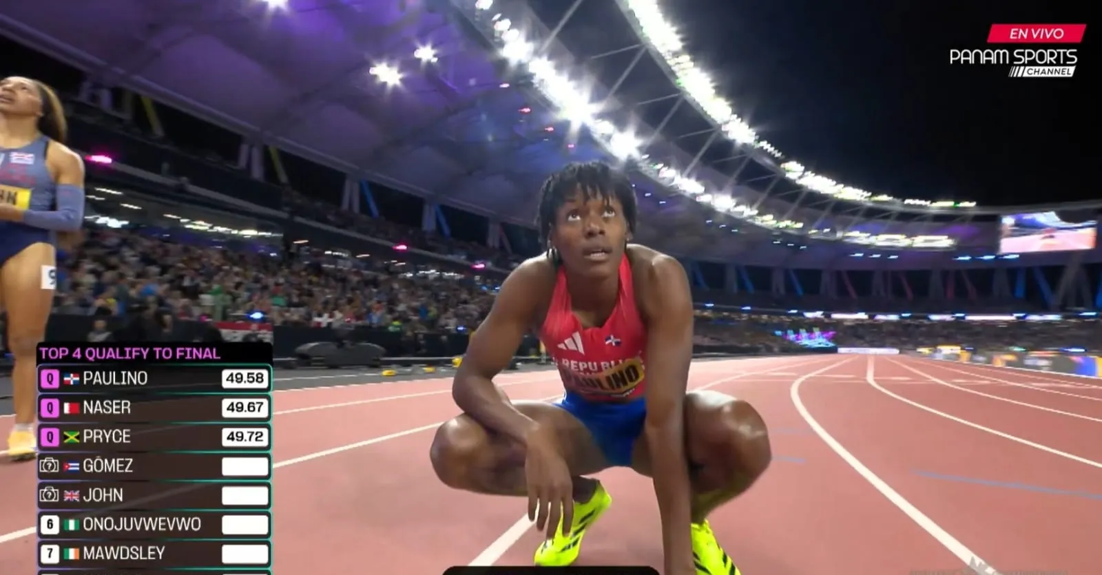 Marileidy Paulino avanza a la final del Mundial de Atletismo