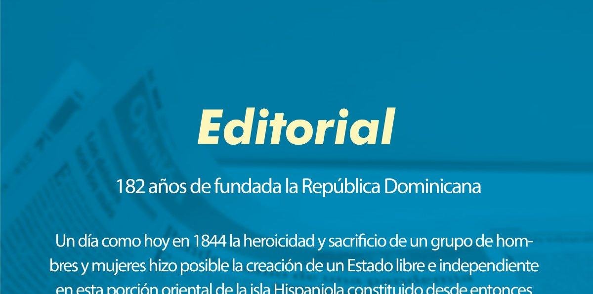 182 años de fundada la República Dominicana