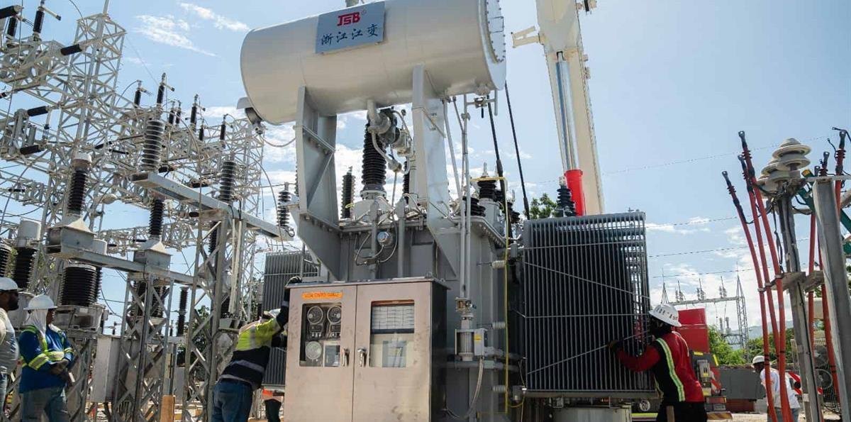 Edesur repotencia subestación eléctrica en Pedernales