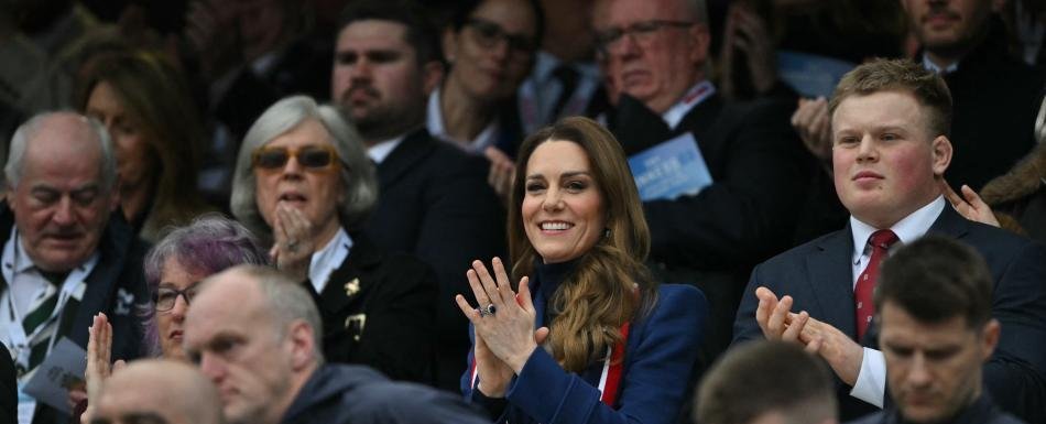 Catalina de Gales reaparece en un partido de rugby tras el arresto del expríncipe Andrés