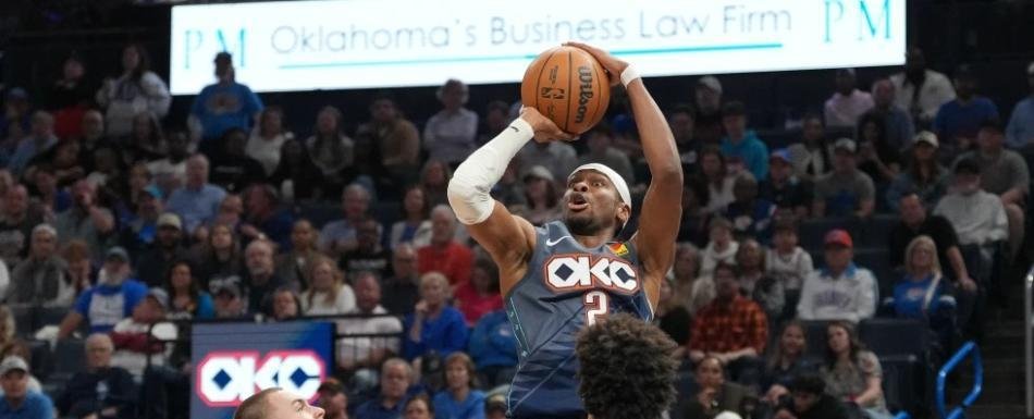Gilgeous-Alexander anota 36 y los Thunder vencen a los Nuggets 127-121 en la prórroga