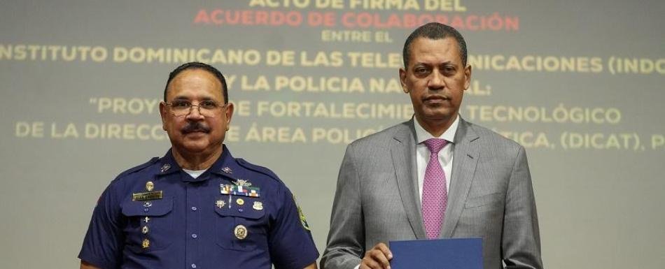 Indotel y Dicat firman acuerdo para fortalecer la investigación de delitos tecnológicos