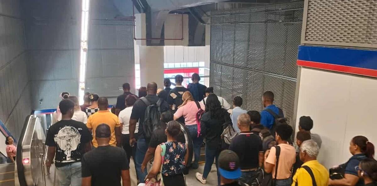 Una semana después, los usuarios del metro en Los Alcarrizos dicen que están satisfechos