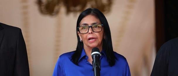 Delcy Rodríguez dice que va a encarar las diferencias con EE. UU. "sin temor alguno"