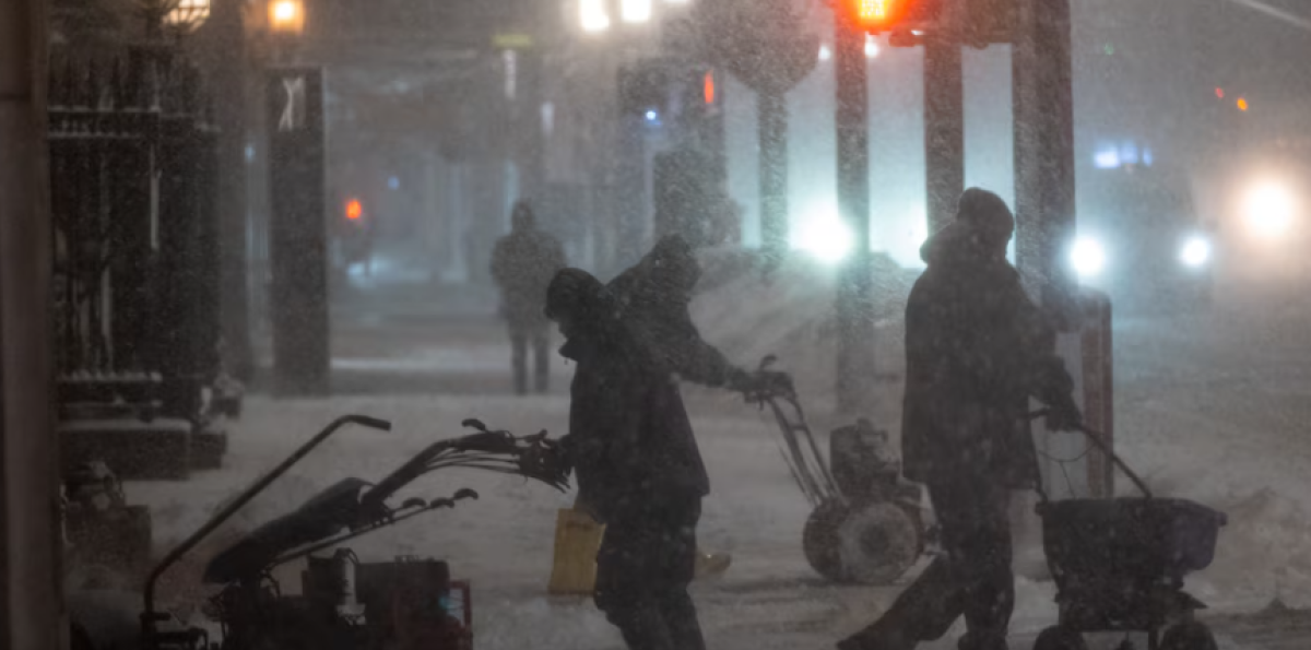 Así golpea la tormenta a Estados Unidos