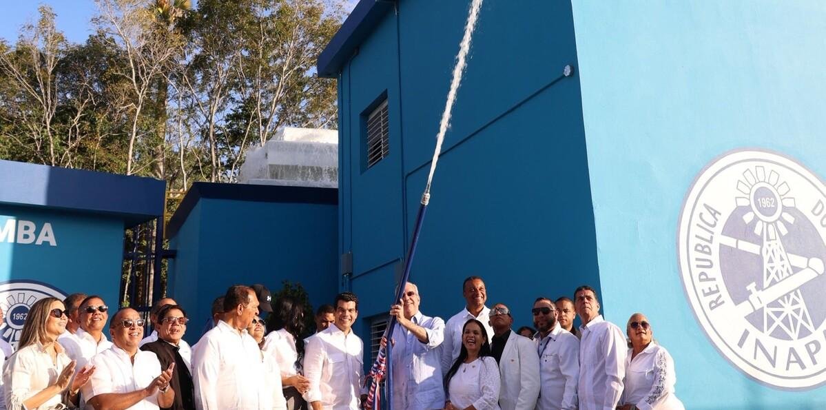 Abinader entrega acueducto múltiple Monción-Sabaneta que impactará a más de 50,000 habitantes