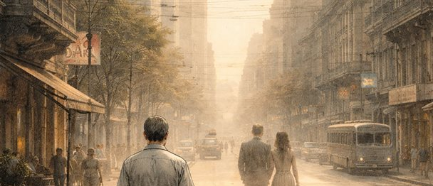 Las calles de la tregua en el Montevideo veraniego