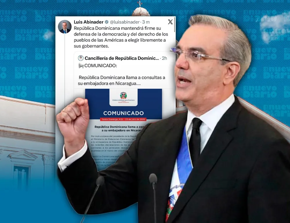 Abinader tras Ortega decir no habrá elecciones en Nicaragua: “RD mantendrá su defensa de la democracia”