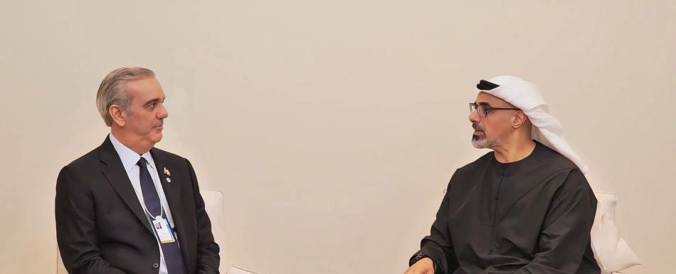 Abinader concluye agenda en Emiratos Árabes tras audiencia con el príncipe heredero de Abu Dabi