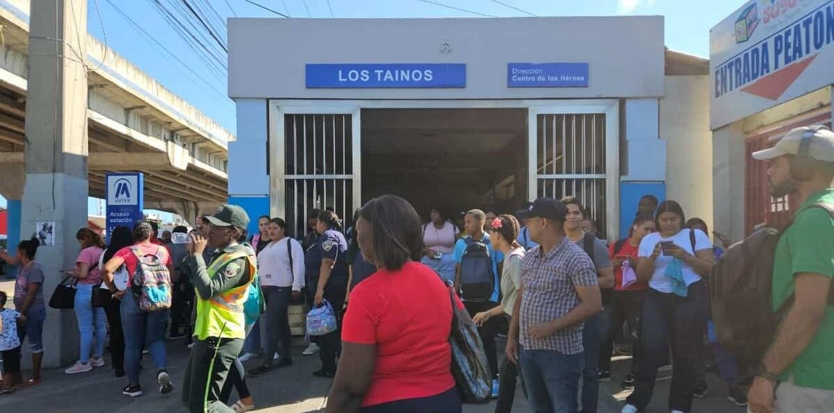 Servicio del Metro de Santo Domingo presenta intermitencias por apagón