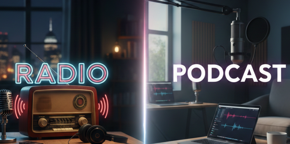 Radio vs. Podcast: ¿Cuál es la diferencia entre ambos?