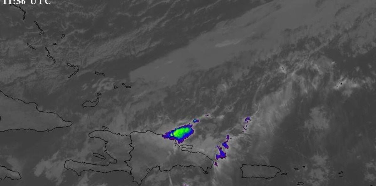 Sistema frontal genera lluvias fuertes y mantiene 10 provincias bajo alerta
