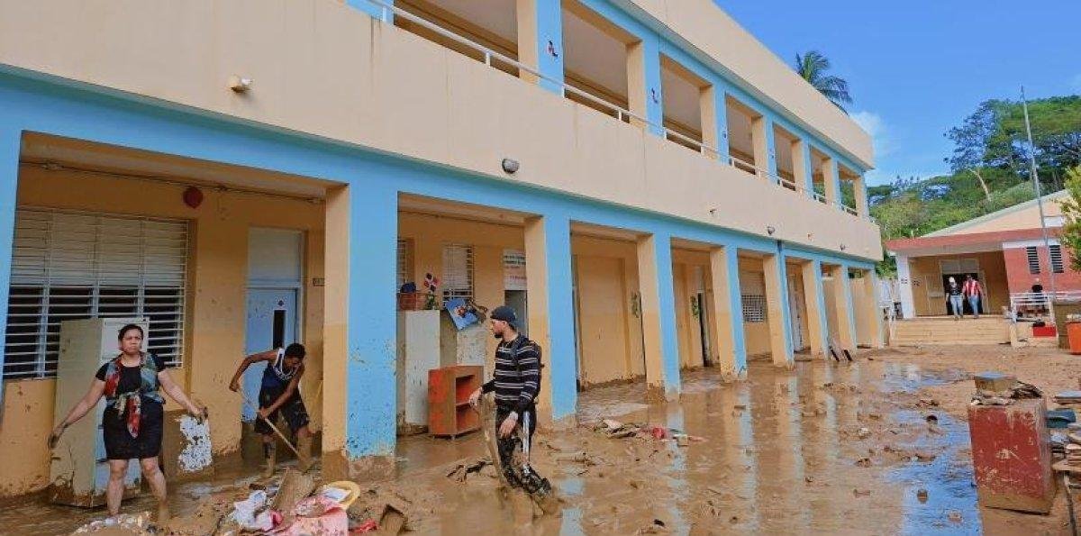 Educación repara daños en escuelas Gaspar Hernández