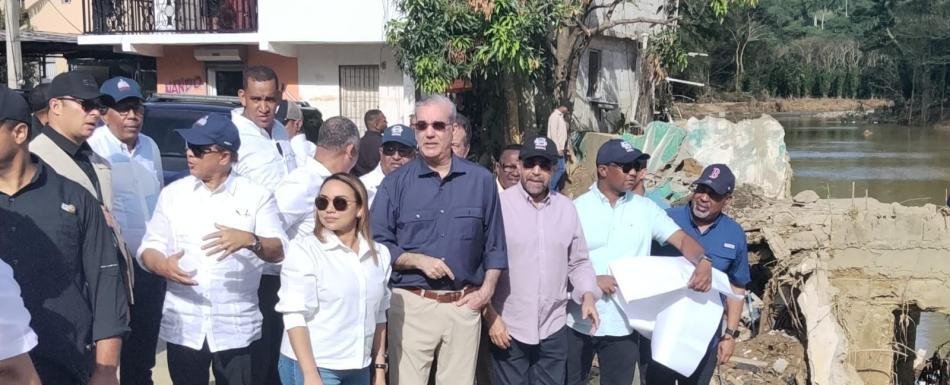 Abinader dispone ayudas y construcción de obras a personas afectadas en Gaspar Hernández