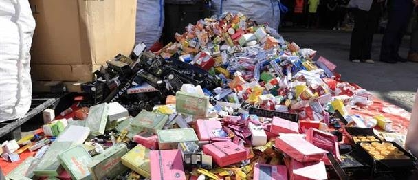 El Gobierno ha incinerado más de 175 millones de productos ilegales