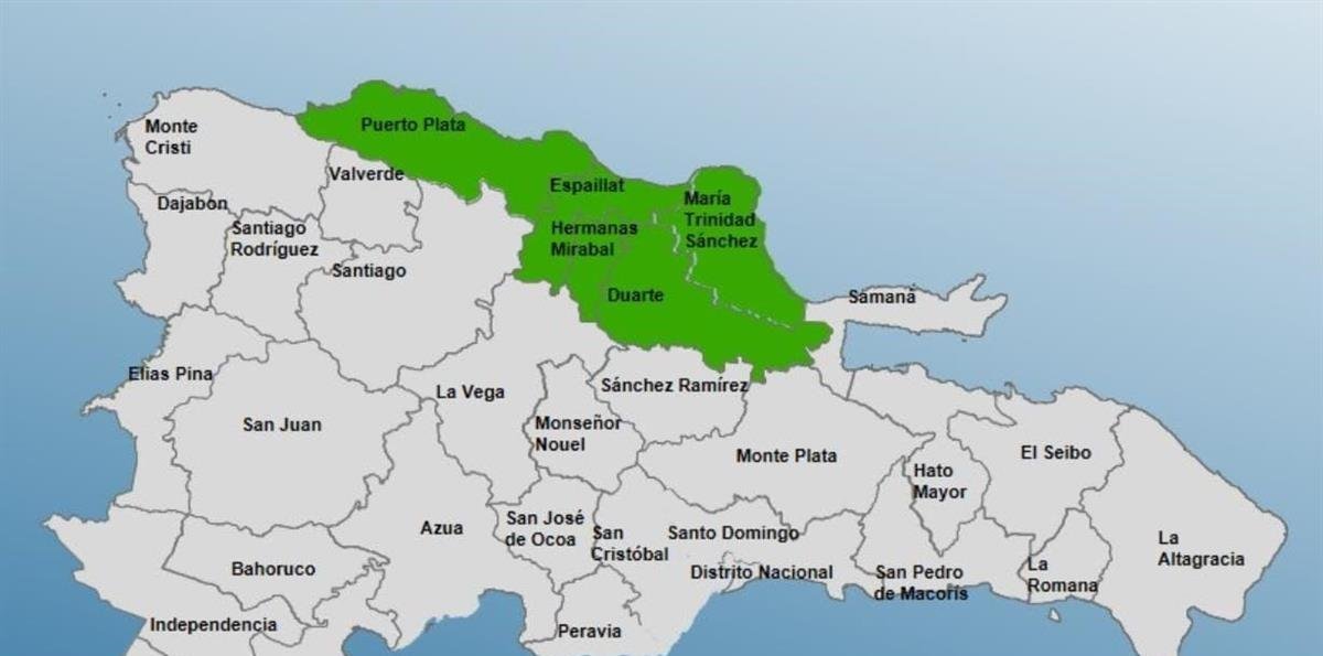 El COE emite alerta verde para cinco provincias por lluvias este jueves