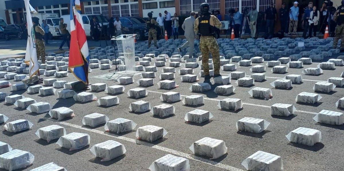 DNCD dice lancha tenía 2,049 paquetes droga