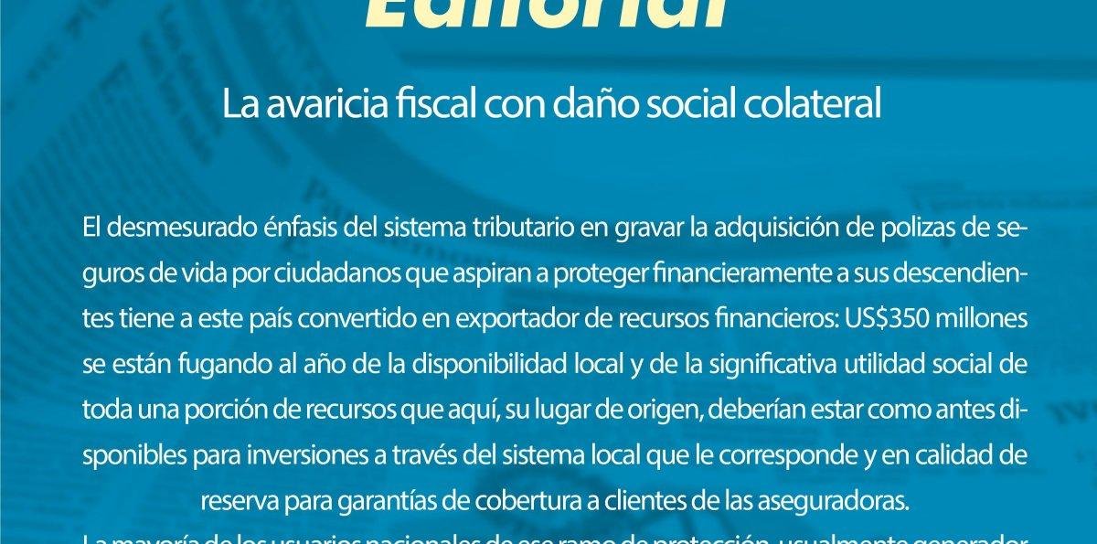 La avaricia fiscal con daño social colateral
