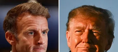 Macron acusa a Trump de manipular revueltas francesas