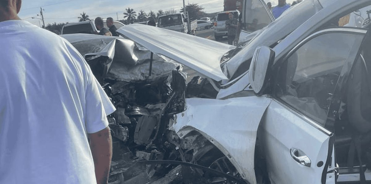 Tres muertos y cuatro heridos en accidente de tránsito en la Circunvalación de Baní