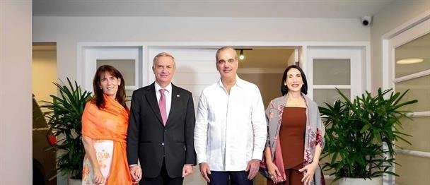 Abinader recibe en Santiago al presidente electo de Chile, José Antonio Kast