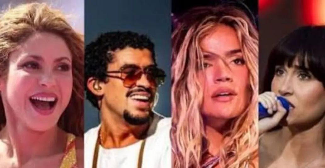 Shakira, Bad Bunny, Aitana y Karol G, ganadores Premios Juventud