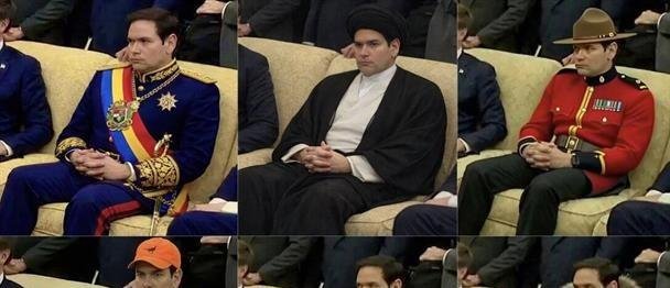 Marco Rubio, protagonista de memes tras sus múltiples funciones en la crisis de Venezuela