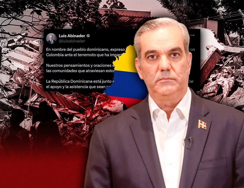 Presidente Abinader expresa solidaridad con Colombia por terremoto