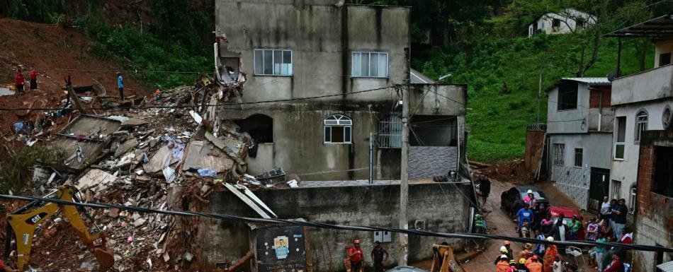 En Brasil los rescatistas buscan a 33 desaparecidos luego de las fuertes lluvias