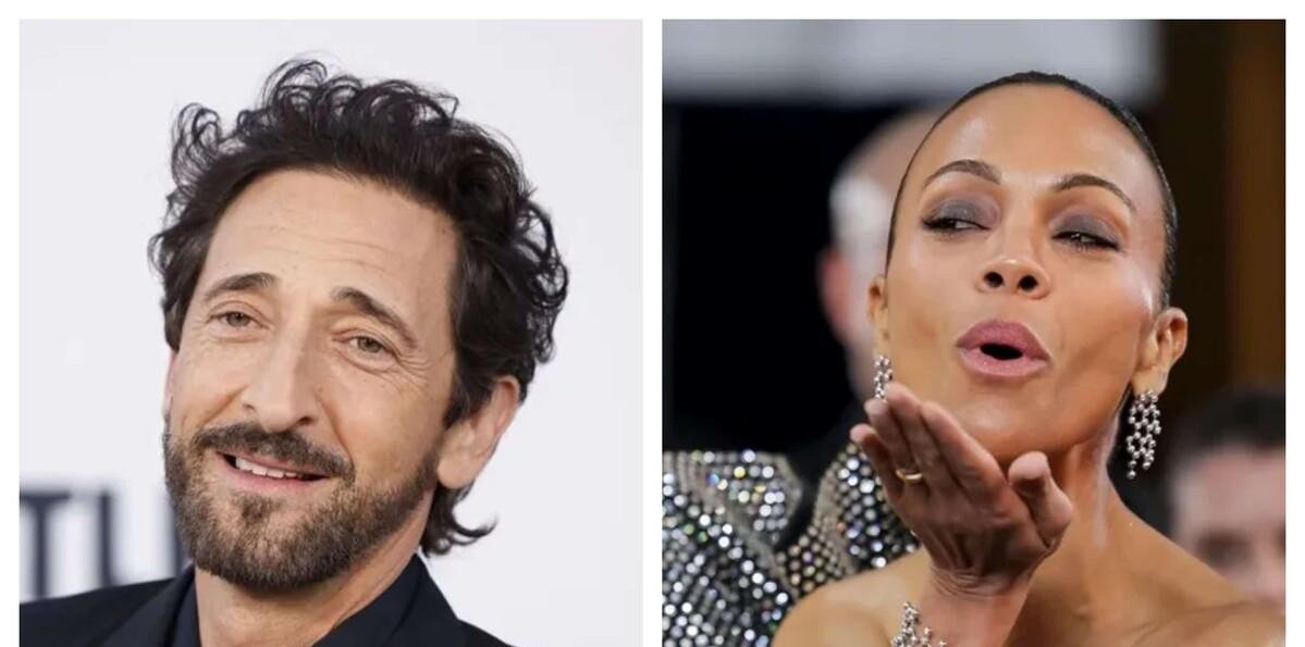 Adrien Brody y Zoe Saldaña regresarán al escenario de los Óscar como presentadores