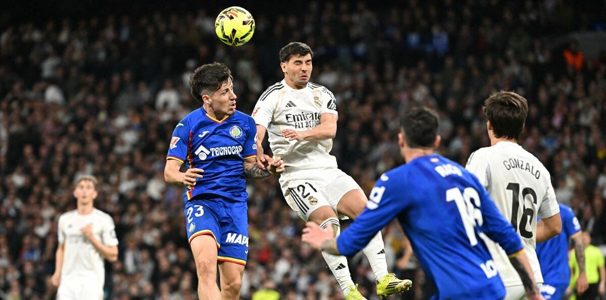 El uruguayo Satriano da el triunfo al Getafe ante Real Madrid en el Bernabéu