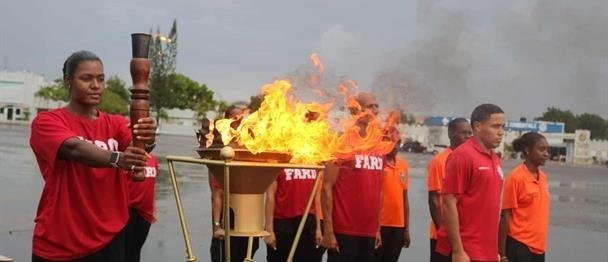 Dan apertura a Juegos Deportivos de las Fuerzas Armadas y la Policía Nacional