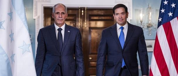 Marco Rubio recibe al presidente electo Asfura tras su polémica victoria en Honduras