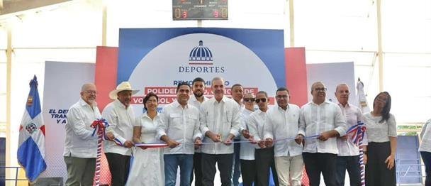 Presidente Abinader entrega obras deportivas en Dajabón con inversión de RD$43.5 millones