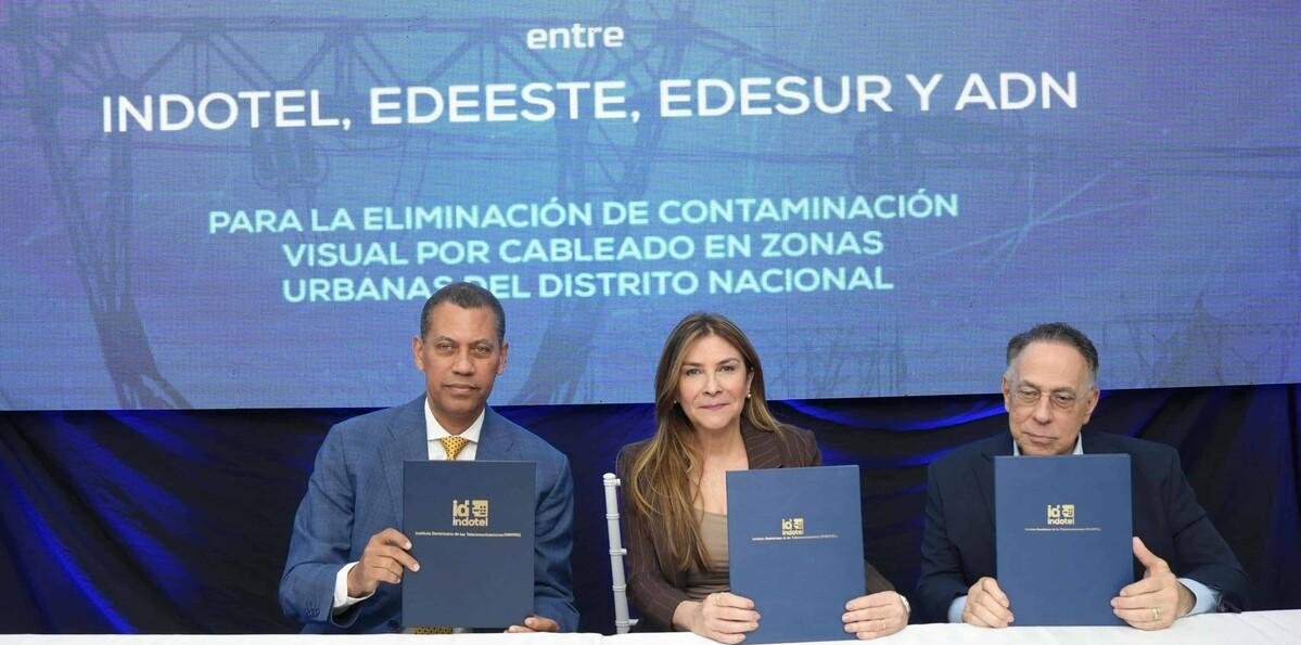 Entidades acuerdan retirar cableados en desuso en el Distrito Nacional