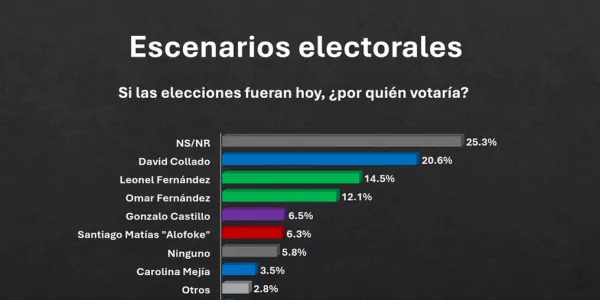 Encuesta: PRM y David Collado lideran preferencias para 2028