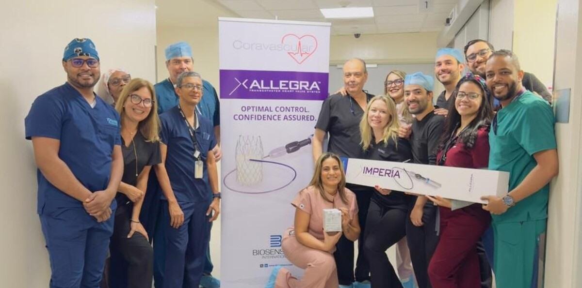 Cedimat realiza primer implante en Centroamérica y el Caribe de la válvula aórtica Allegra