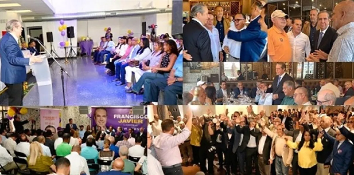 Francisco Javier presenta propuestas a diversos sectores de la diáspora