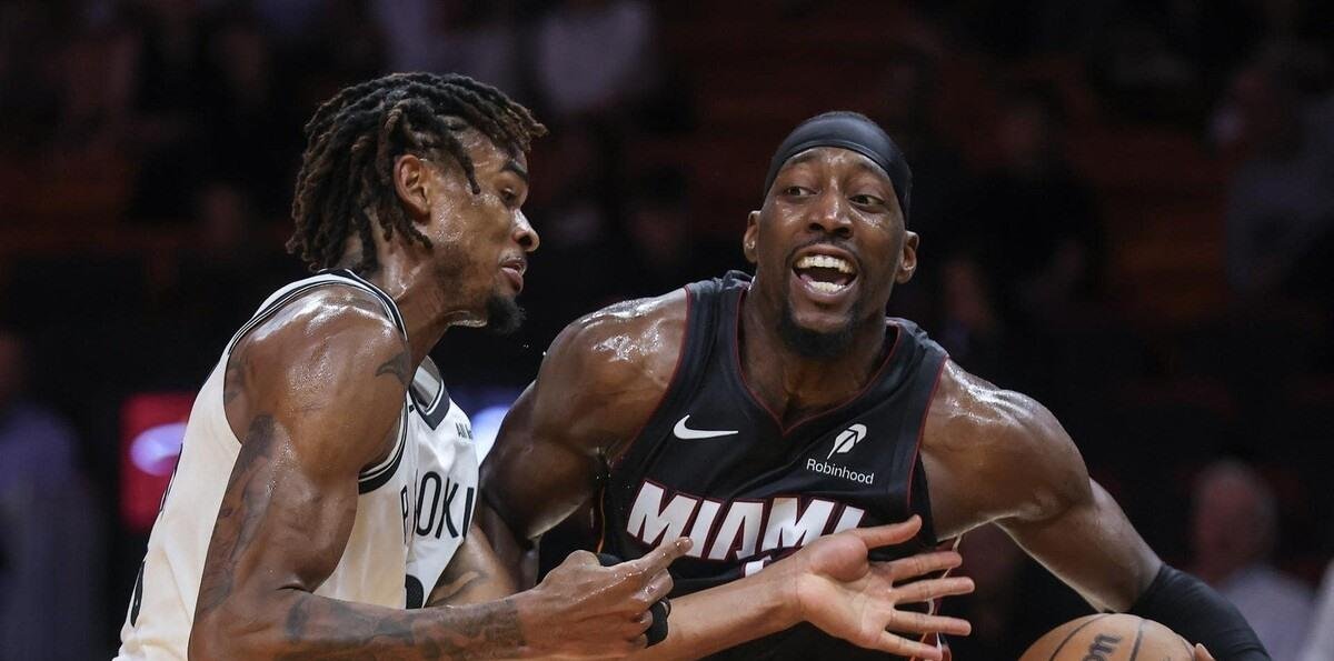 Bam Adebayo anota 83 puntos, segunda mayor marca histórica en la NBA, en triunfo del Heat