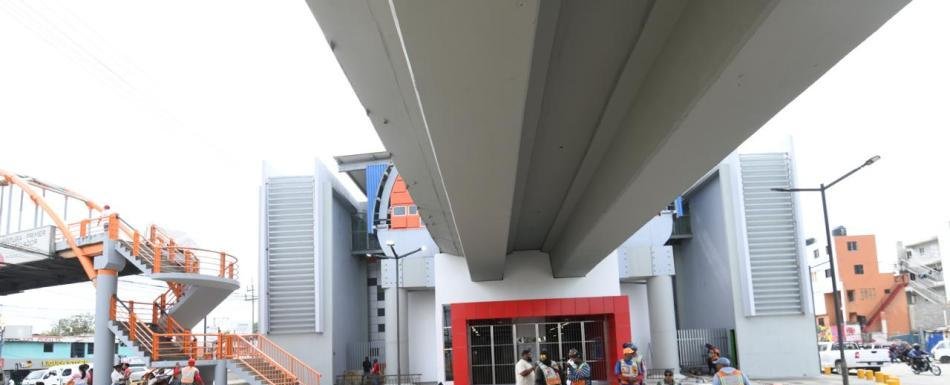 Puesta en funcionamiento de Línea 2C del Metro “baja tapones” en Santo Domingo Oeste