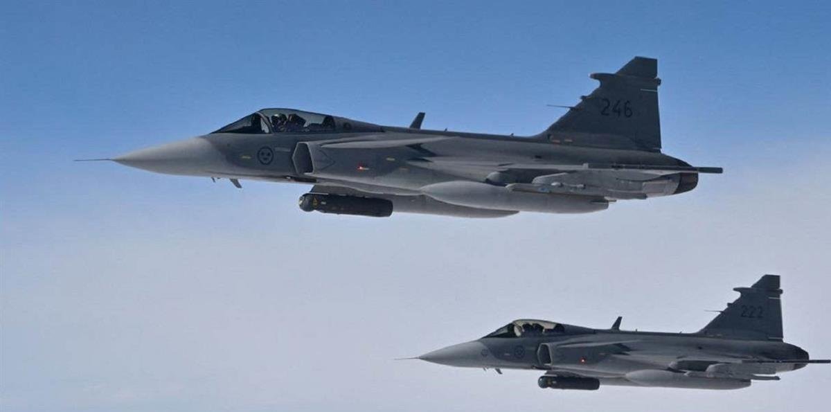 Suecia enviará aviones de combate a sobrevolar Groenlandia