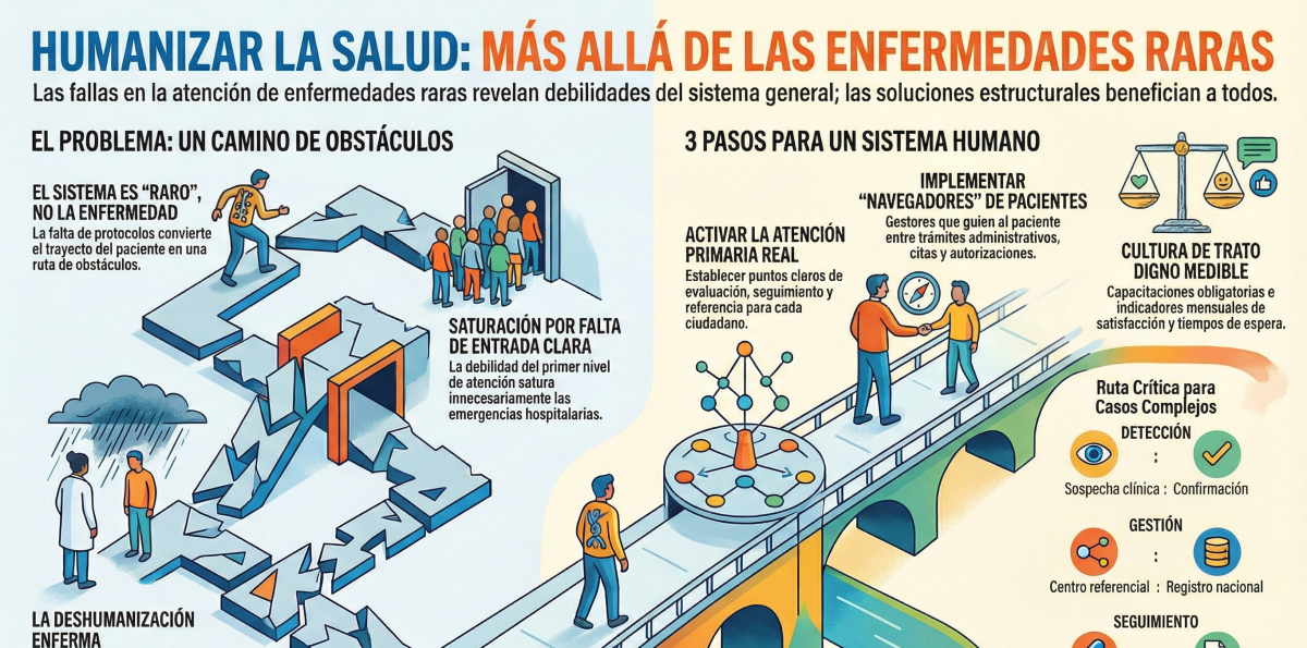 No son “solo” enfermedades raras: es un sistema que se nos volvió raro a todos